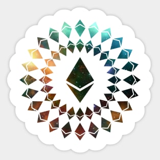 Ethereum – Circle Big Logo – Space Sticker